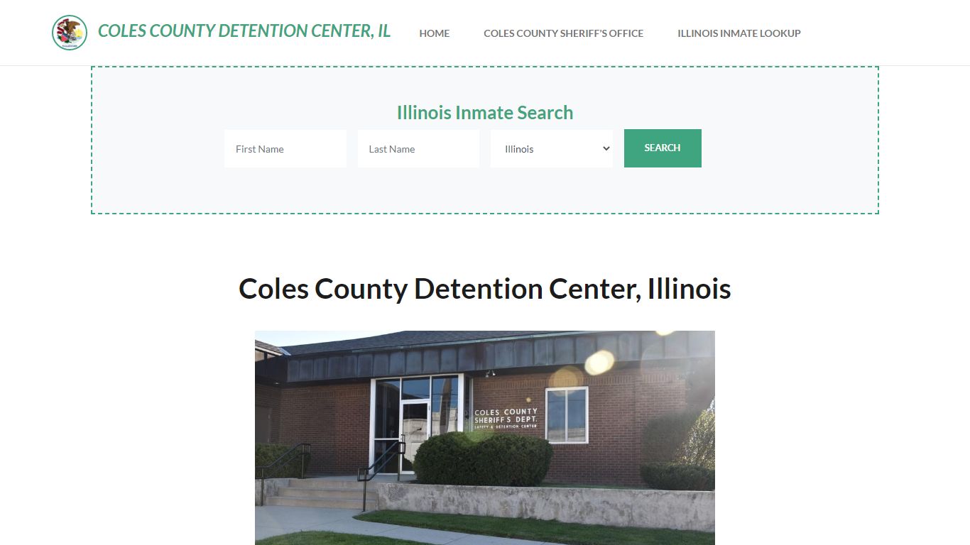Coles County Detention Center, IL Inmate Roster, Offender Search